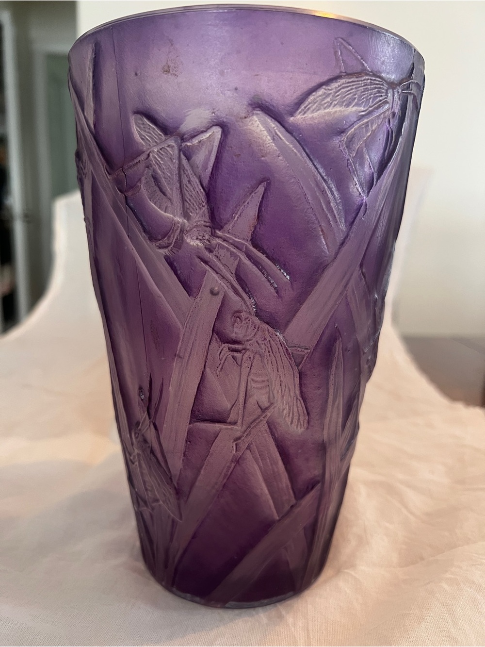 Phoenix Glass Grasshopper Vase